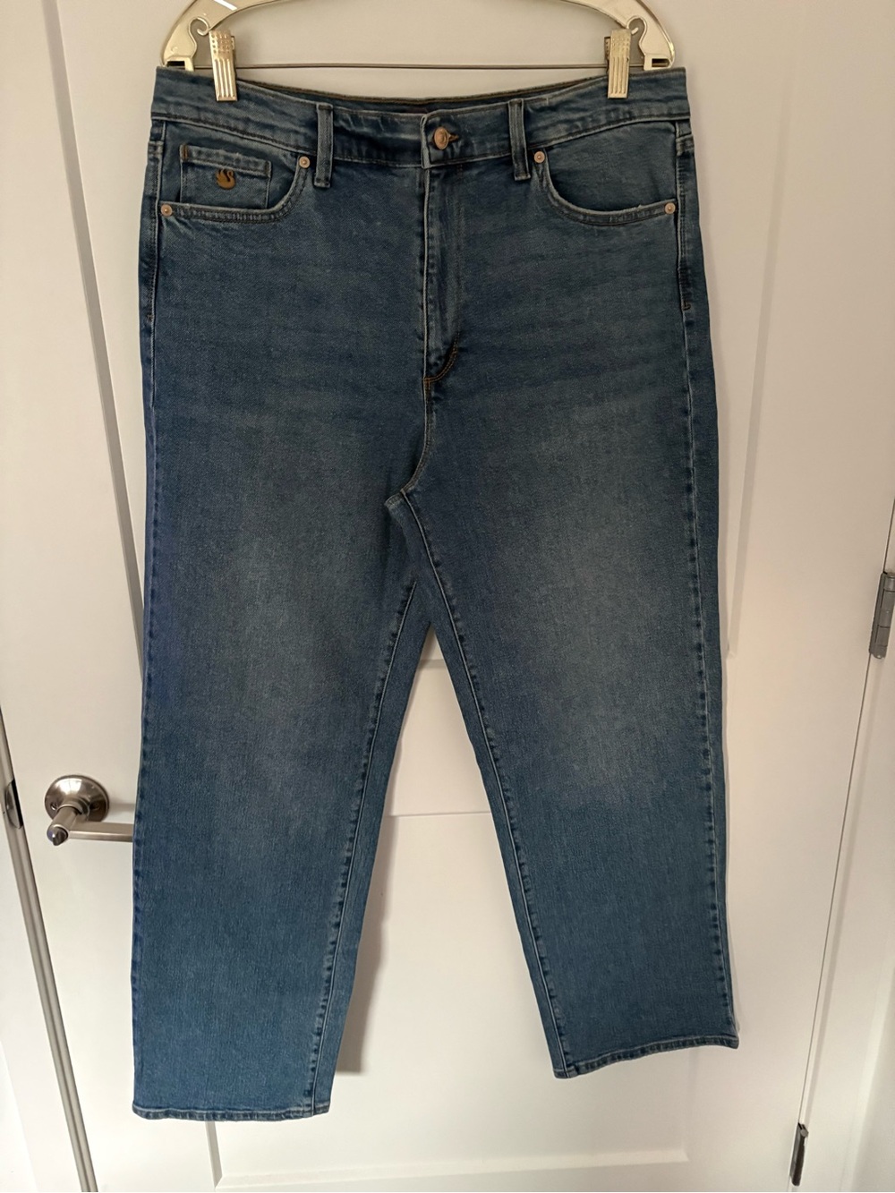 Gloria Vanderbilt High-Rise Wide Leg Jeans - Medium Blue - NWOT